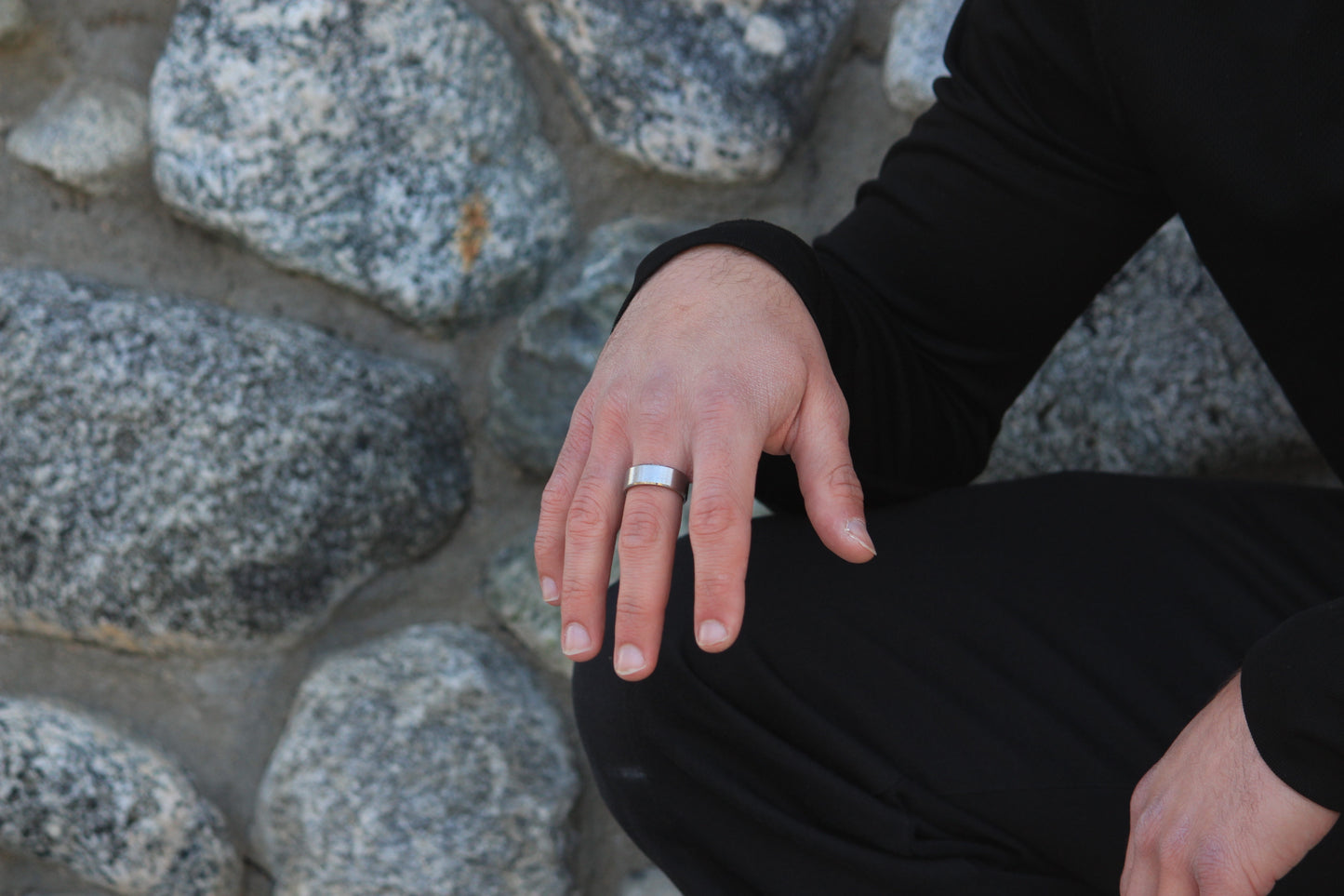 Romulus Archaic Titanium Archidux Ring