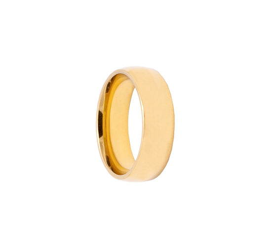 Minerva Austere Gold Ring