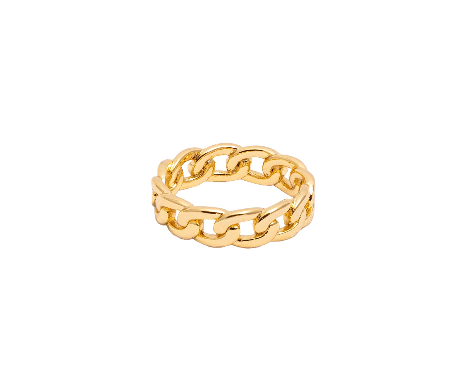 Claudius Regina Cuban Chain Ring