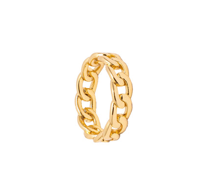 Claudius Regina Cuban Chain Ring