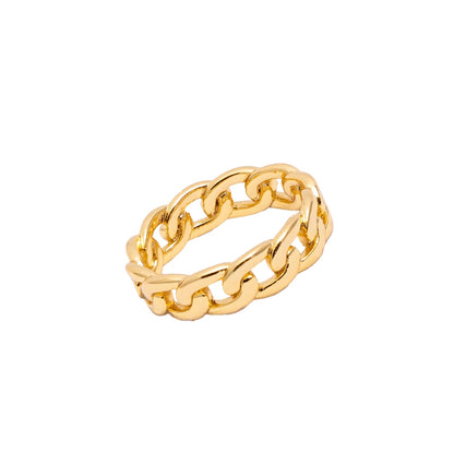 Claudius Regina Cuban Chain Ring