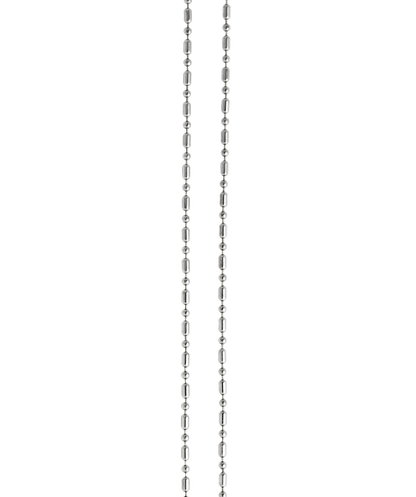 Scipio Black/Silver Rex Zircon Cross Necklace