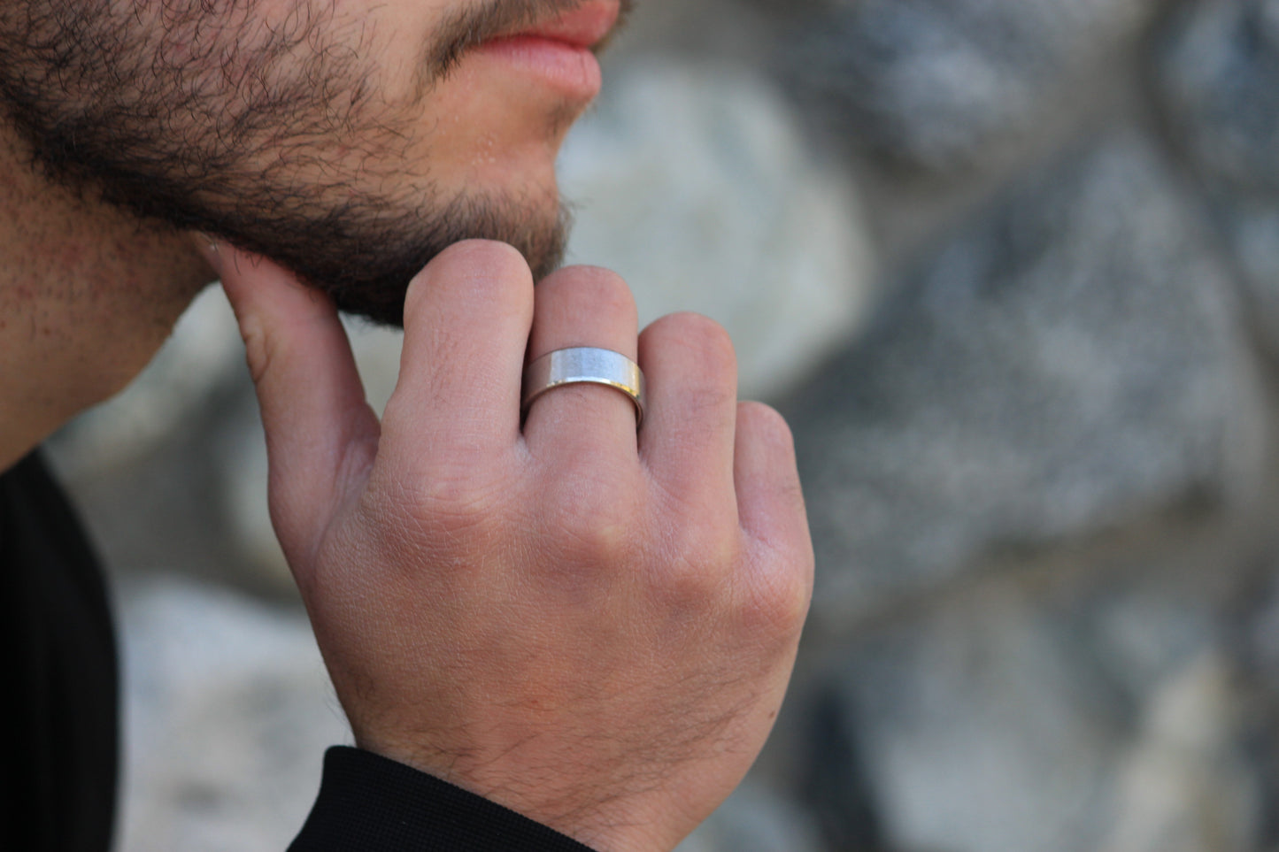Romulus Archaic Titanium Archidux Ring