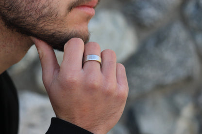 Romulus Archaic Titanium Archidux Ring