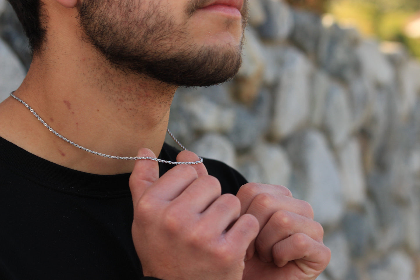Cicero Minimalist Twisted Rope Chain